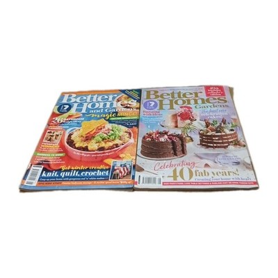 Better Homes and Gardens Magazine Bundle June & August 2018 (2 Issues)