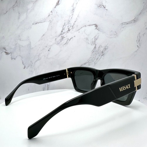 Occhiali da sole VERSACE nuovi 55 mm Dwayne Wade Collab. Quadrato limitato uomo VE4464 GB1/87 - Foto 9 di 16