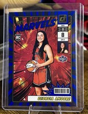 2025 Panini Donruss WNBA - Net Marvels Georgia Amoore #17 Press Proof Blue (RC)