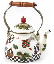 Holiday Collection Deck the Halls Tea Kettle, 2 Qt.
