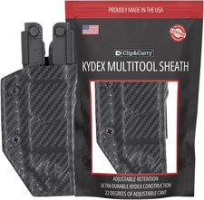 Clip  Carry Kydex Multitool Sheath for Gerber MP600 Fits Bluntnose  Needlenos