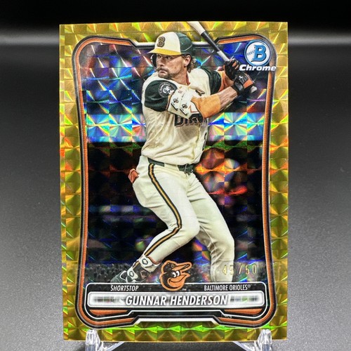2026 Bowman Chrome Gunnar Henderson Gold Geometric Refractor /50