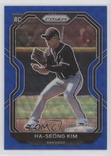 2021 Panini Prizm Tier II Blue Wave Prizm 32/60 Ha-Seong Kim #178 4xw