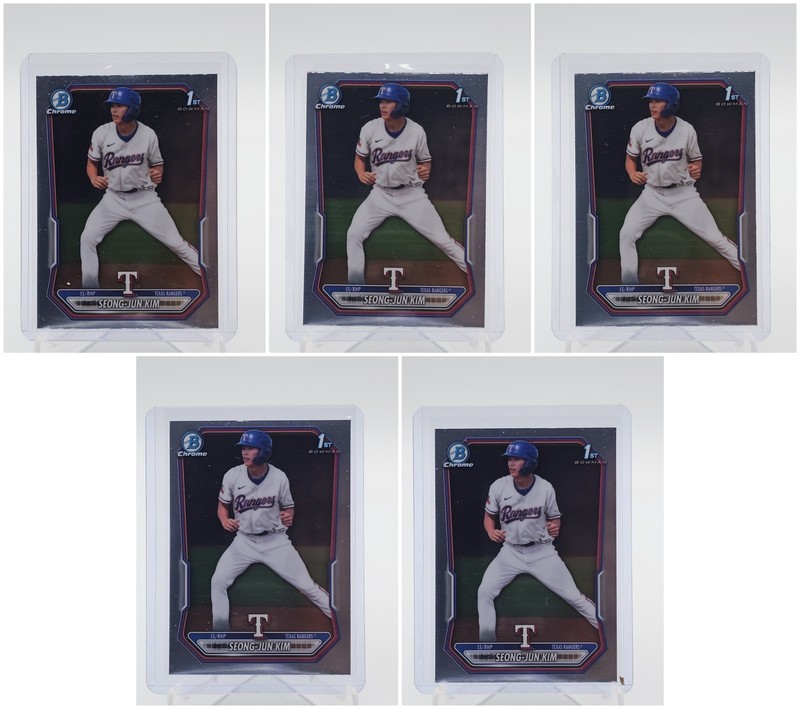 [5] SEONG-JUN KIM 2026 BOWMAN CHROME 1ST #BCP-45 BASEBALL RANGERS Q7313