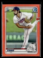 2020 Bowman Draft Spencer Strider 1st Chrome Orange /25 #BD-20 Braves SE1148