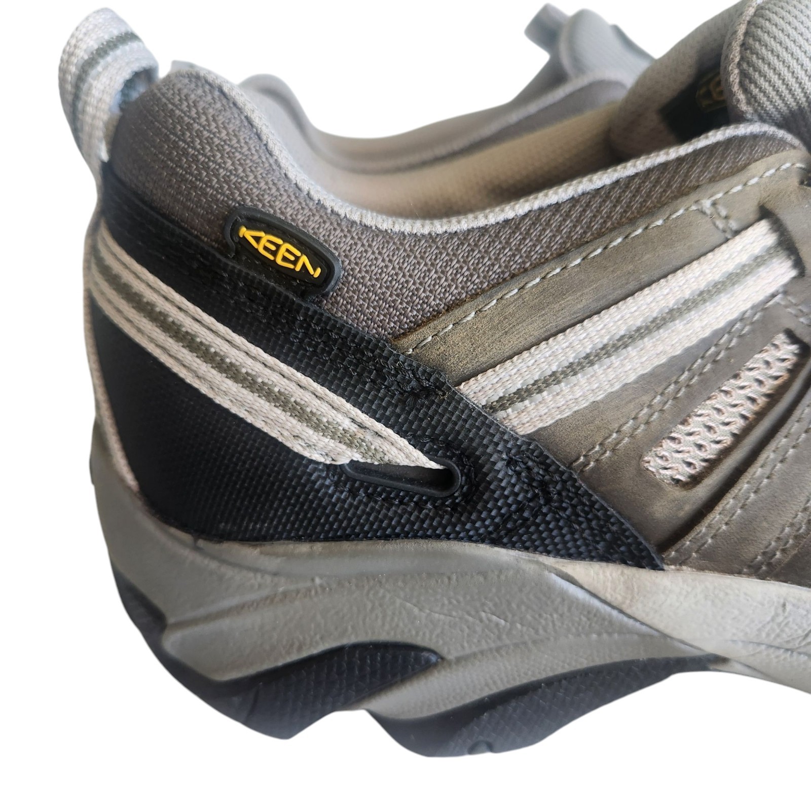 Scarpe da lavoro escursionismo NUOVE KEEN Utility taglia 10 uomo punta acciaio impermeabili pelle grigie