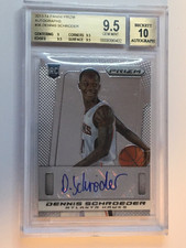2013-14 Panini Prizm Dennis Schroeder Rookie Autographs BGS 9.5 /10
