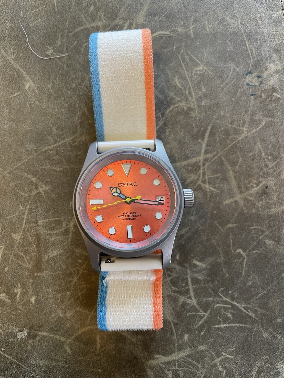 Solid TITANIUM 36mm Full Automatic Diver Colorful… - image 1