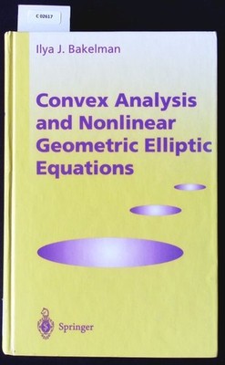 Convex analysis and nonlinear geometric elliptic equations.