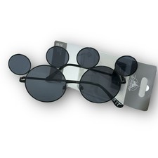 2025 Disney Parks Mickey Mouse Shaped Adult Sunglasses Black Lenses New Viral