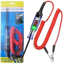 Automotive Circuit Tester 5-120V LED Display Test Probe Pen - Voltage