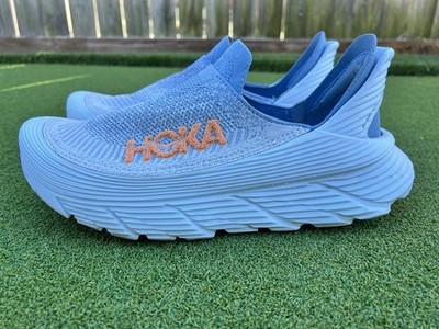 Hoka One One Restore TC Shoes Men s Size 12 Illusion Dusk Gray/Blue Slip On
