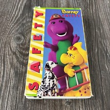 Vintage Barney Safety VHS Tape The Lyons Group Color Educational 45 Min USA 1995