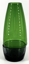 Per Lütken for Holmegaard Glass Hurricanes Green Danish Modern - 7.75"