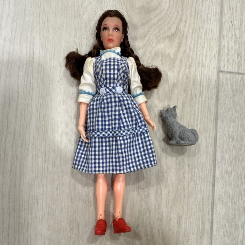 Wizard of Oz Dorothy Gale Fashion Doll w/ Toto Figure, Gingham Dress