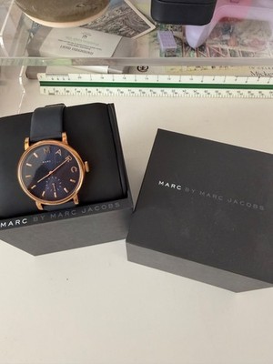 Marc By Marc Jacobs MBM1329 Women s Baker Navy Dial, Leather Band Watch
