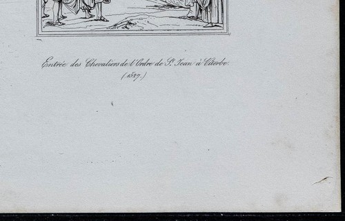 1840 - -orden Von Johanniter aus Malta - Gravur Antik - Bild 5 von 5