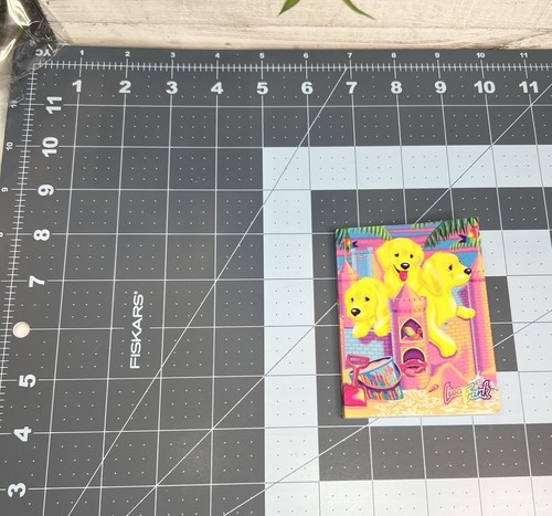 Lisa Frank Puppies & Castle Beach Mini Address Book Note Pad Vintage Rare Cover - Picture 3 of 4