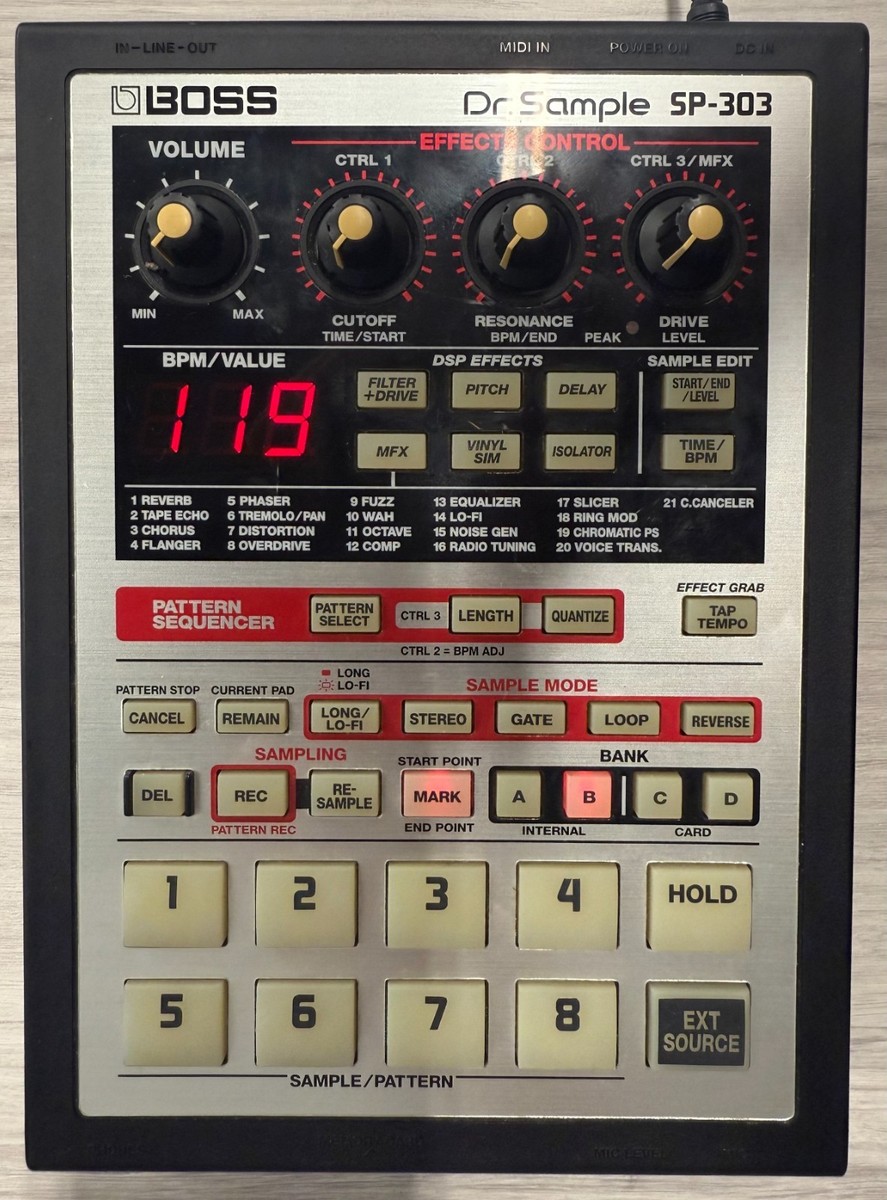 Boss SP-303 Dr. Sample Portable Phrase Sampler for sale