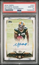 Davante Adams 2014 Topps No Towel Autograph Rookie RC PSA 10 GEM 💎 MINT
