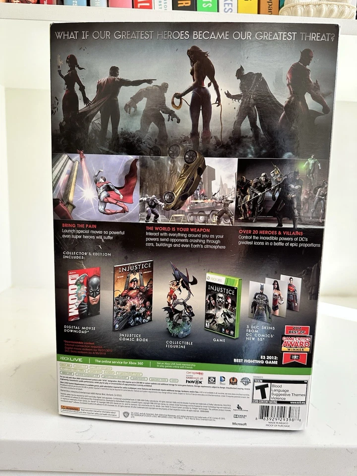 Injustice: Gods Among Us - Edição de Colecionador - Microsoft Xbox 360 - Novo em folha 6 - Imagem 3 de 4