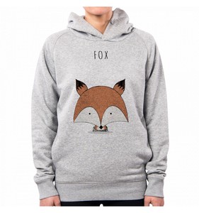 felpa con volpe