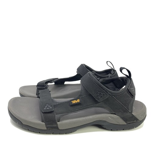 Teva Meacham Men’s Black Open Toe Outdoor Sandals Size12 Style 1110392