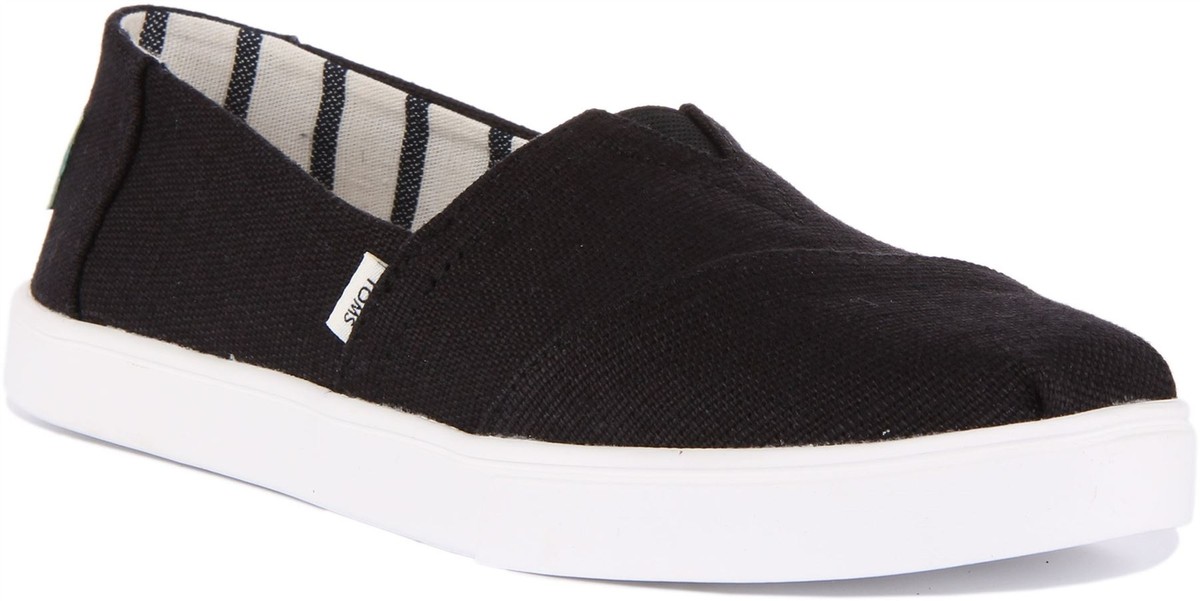 Cupsole Slip On Toms Black Cupsole Alpargata Alpargata Cupsole