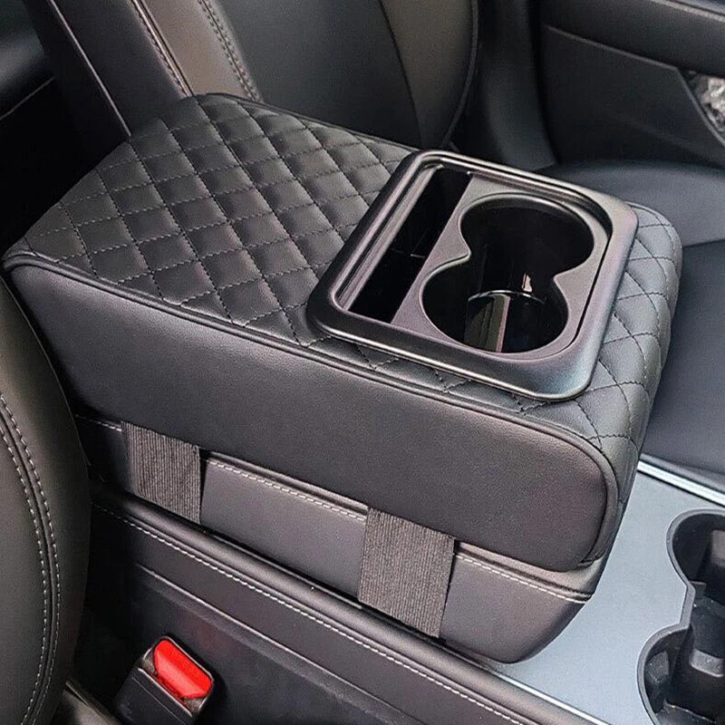 Almohadilla para reposabrazos de consola central de coche reposabrazos alfombrilla de protección portavasos Foto 3 de 4