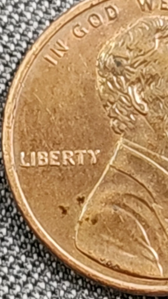 1994 D Cent"Close AM /Mint Mark Errors Numbers Off Center 1 ,4/Double Beard Chin - Image 2 of 4