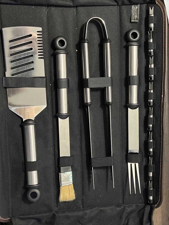 12 Piece Stainless Steel Bbq Set Brand New “ Picnic At Ascot” Anheuser-Busch - Image 4 of 4
