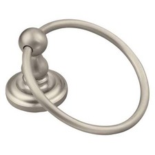 Brushed Satin Nickel Towel Ring Bathroom Accessory Madison Design