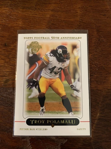 Troy Polamalu Topps Football 50th Anniversary #174 Card