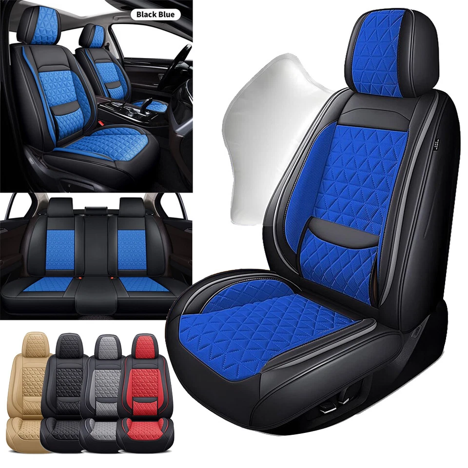 For Honda Accord/Civic/CR-V/Clarity/Insight Car 5 Seats Covers Luxurious Leather - Imagem 2 de 4