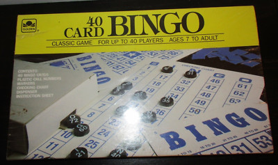 Golden 4709-5 BINGO Classic Game 40 Card New Sealed