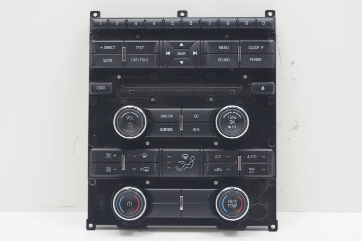 2010-2011 Ford Taurus Navigation Radio Face Climate Control Panel AG1T-18A802-FD