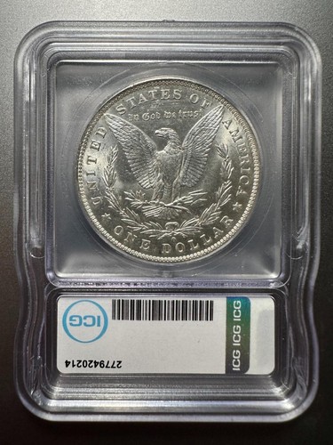 1884-O Morgan $1 Dollar IGC MS 63 - New White Label ICG - Picture 2 of 4