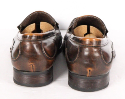 Giorgio Brutini Mens 10 M Brown Leather Slip On Loafers  display picture 3