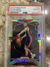 2019-20 tyler herro panini prizm silver PSA 10 RC