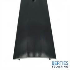 Carpet to Carpet - Cover Strip - Black - Threshold / Metal