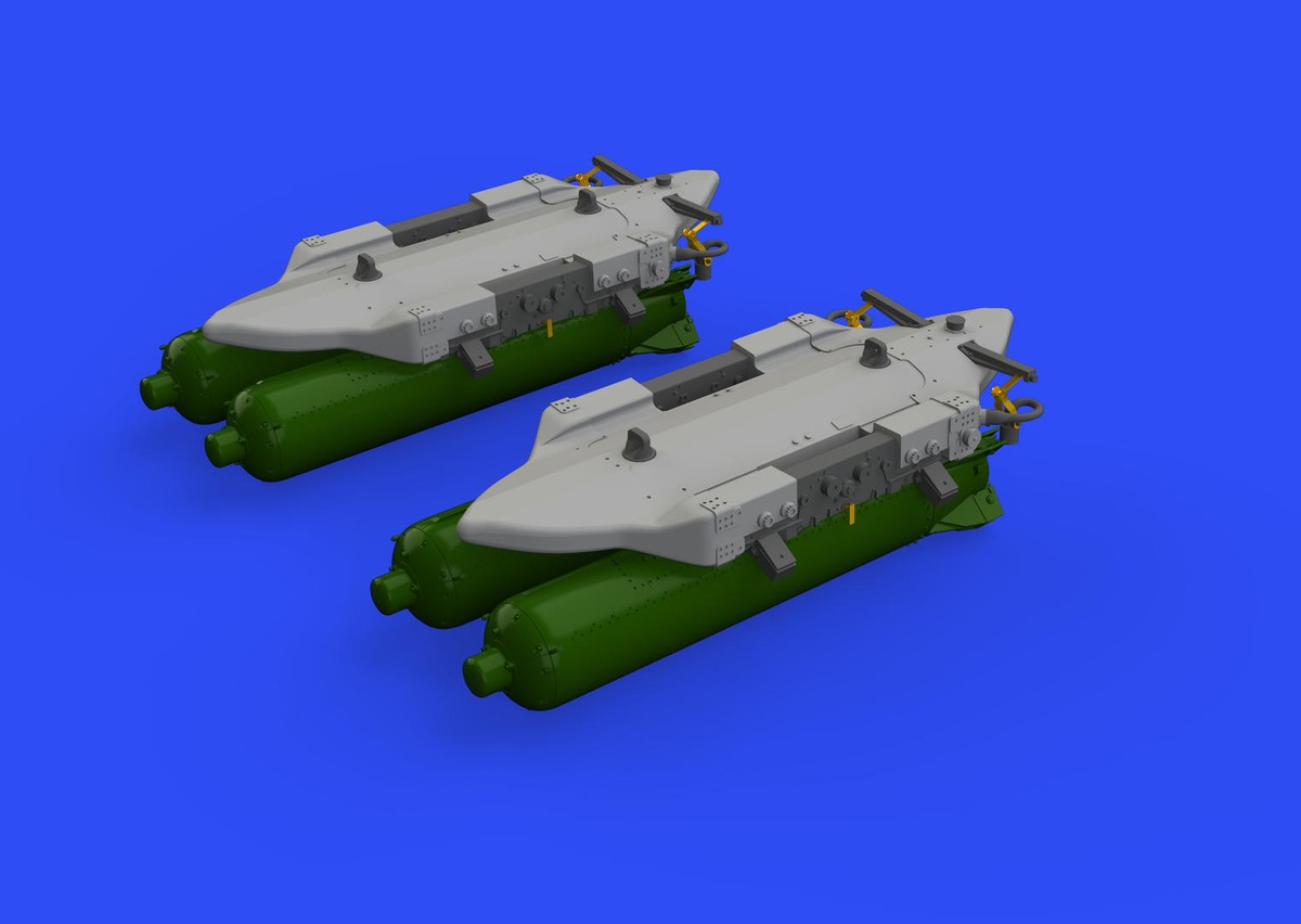 Brassin 1/32 Scale BRU-57A Rack Set of 2 - #632140 Brassin 1/32 Scale BRU-57A Rack Set of 2 - #632140