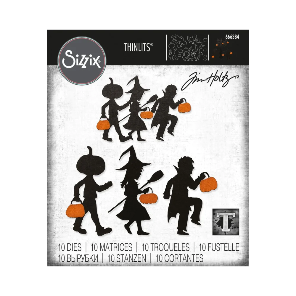 Thinlits Die Set 10PK - Halloween Night by Tim Holtz
