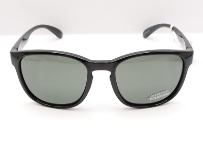 SUNCLOUD LOVESEAT SQUARE POLARIZED SUNGLASSES BLACK/GREEN NEW