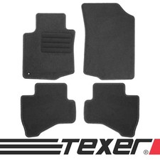 Fussmatten für Peugeot 107 Bj. 2005-2014 Graphit / Anthrazit Textil Fußmatten