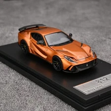 LT 1:64 Scale Orange 812 Novitec Super Racing Sports Model Diecast Metal Car
