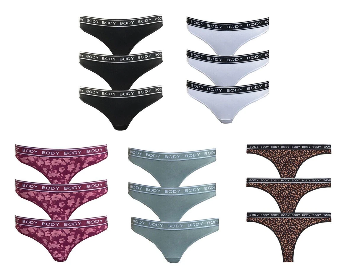 M&S 3 Pack Body Thongs - Seamless, No VPL, Stretchy