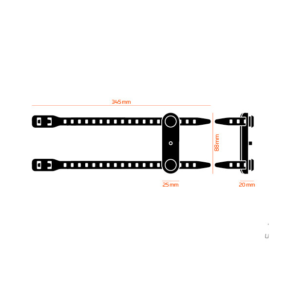 Fidlock TWIST Bike Uni Base Magnetic Adapter -For Mounting