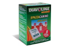 DIAVOLINA PULITORE SPAZZACAMINO PER CAMINI E CANNE FUMARIE  (37937)