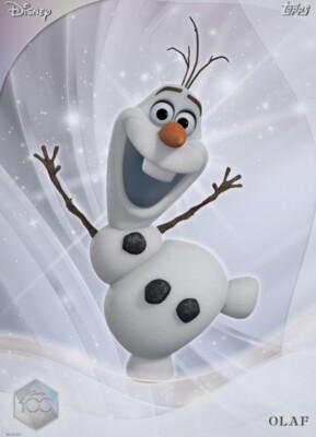 Disney OLAF トレーディングカード 15/25 DIGITAL] Topps Disney - Olaf - Ultimate Disney100 23 S1 - White