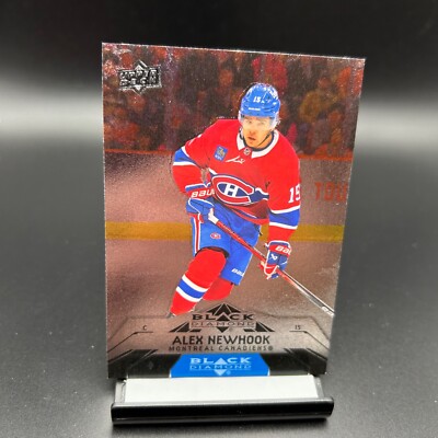 2023-24 Upper Deck Extended Black Diamond #6 Alex Newhook Montreal Canadiens